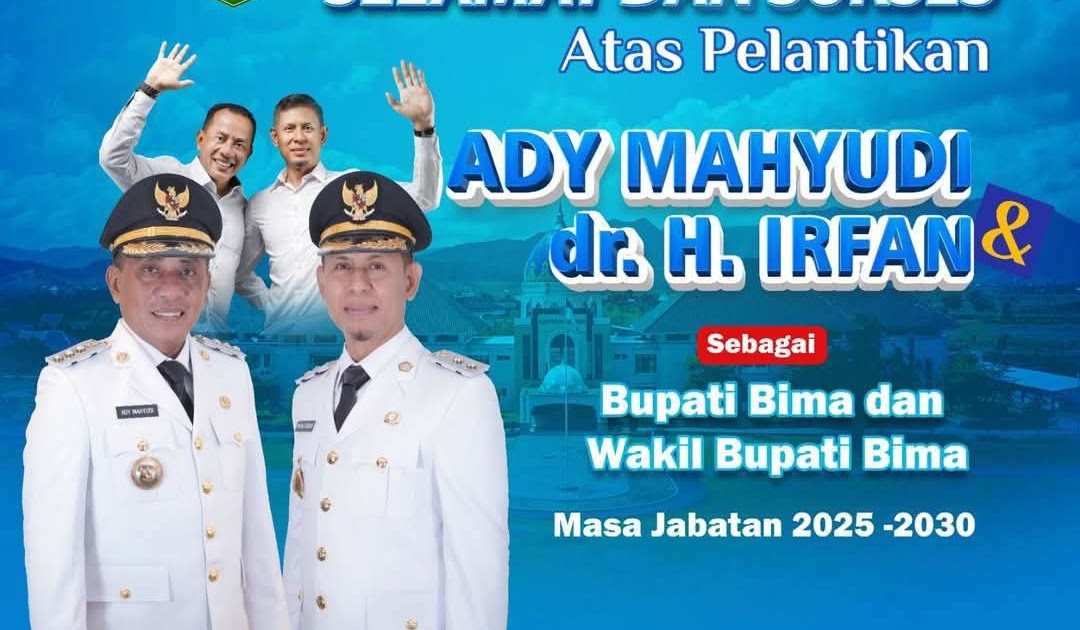 Bupati dan Wakil Bupati Bima Periode 2025-2030